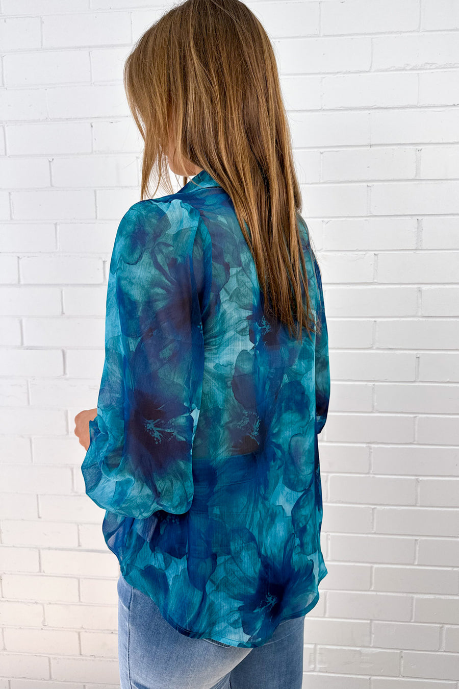 Teal Floral