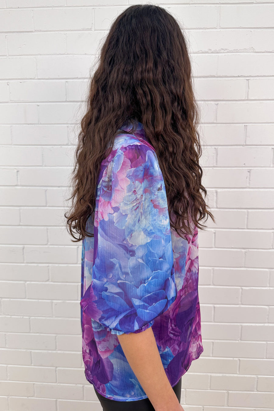 Purple Blue Floral