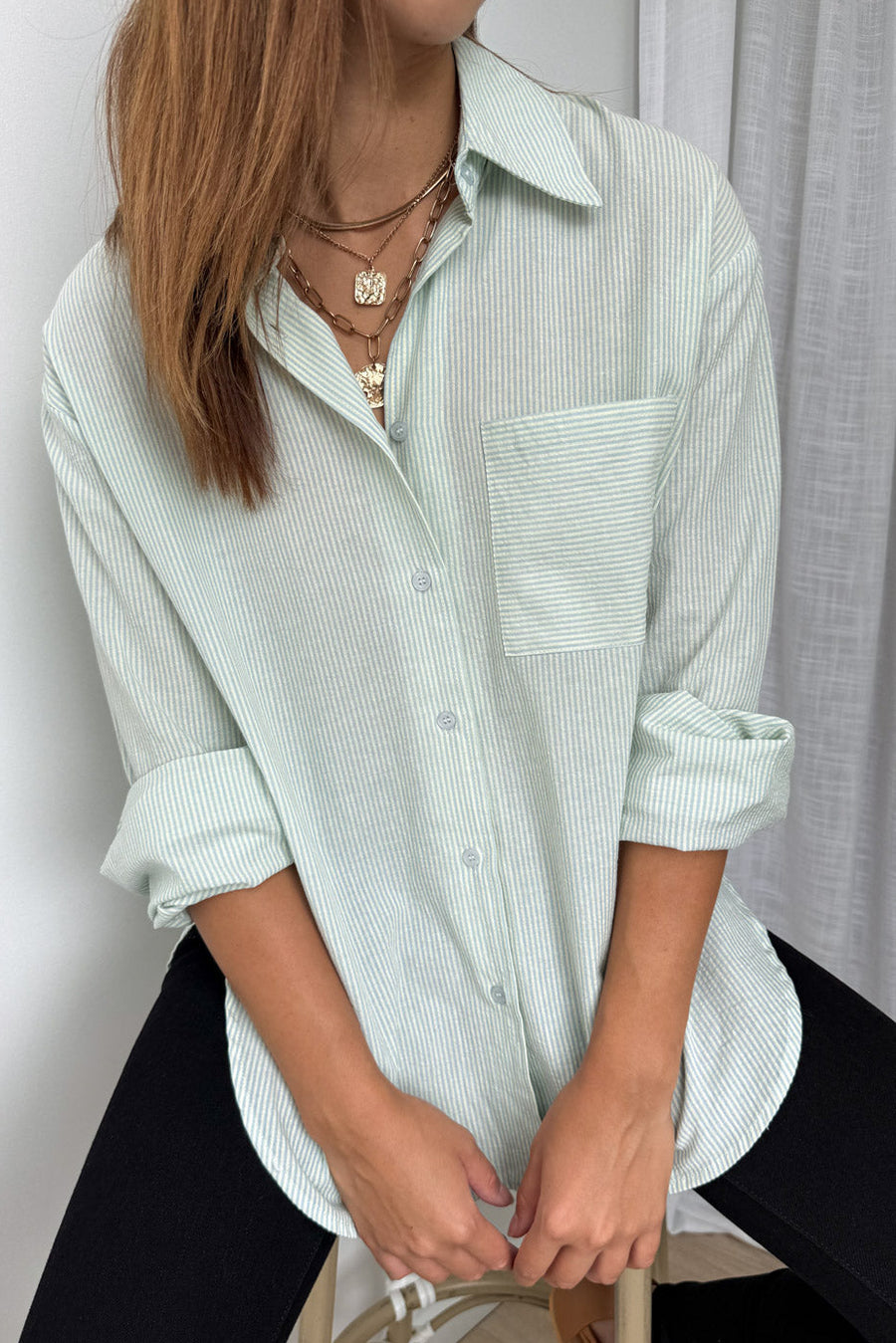 Mint Stripe