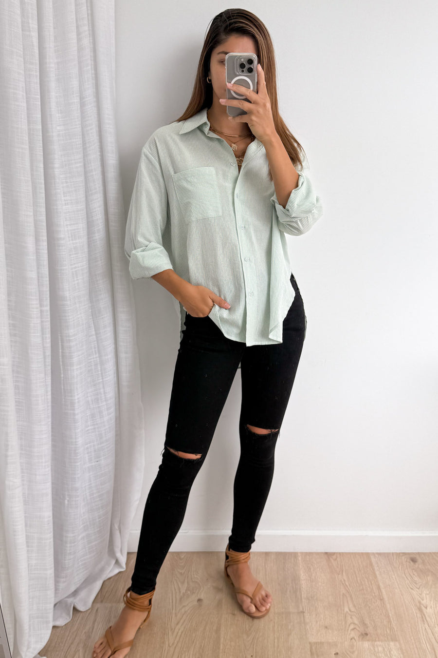 Mint Stripe