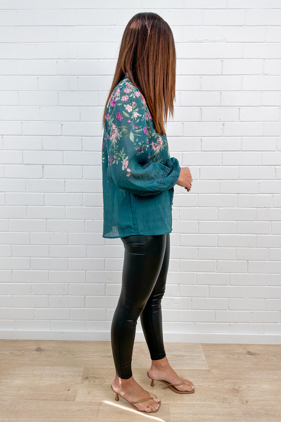 Teal Floral
