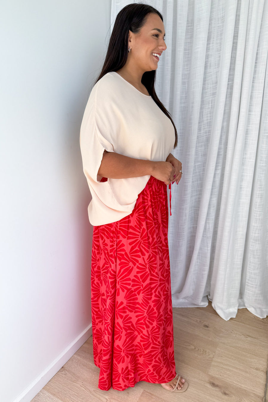Pink Red Print