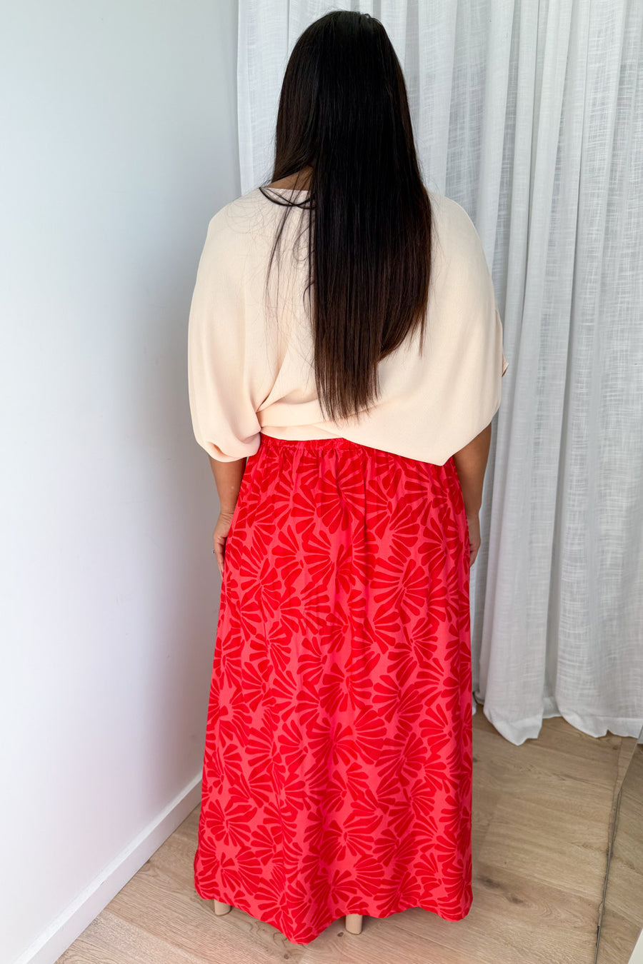Pink Red Print