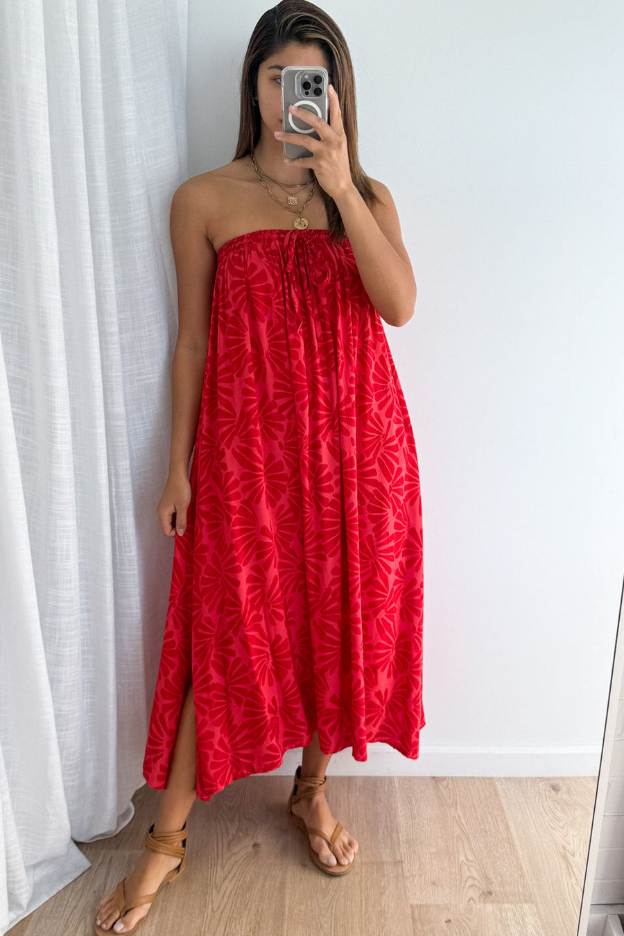 Pink Red Print