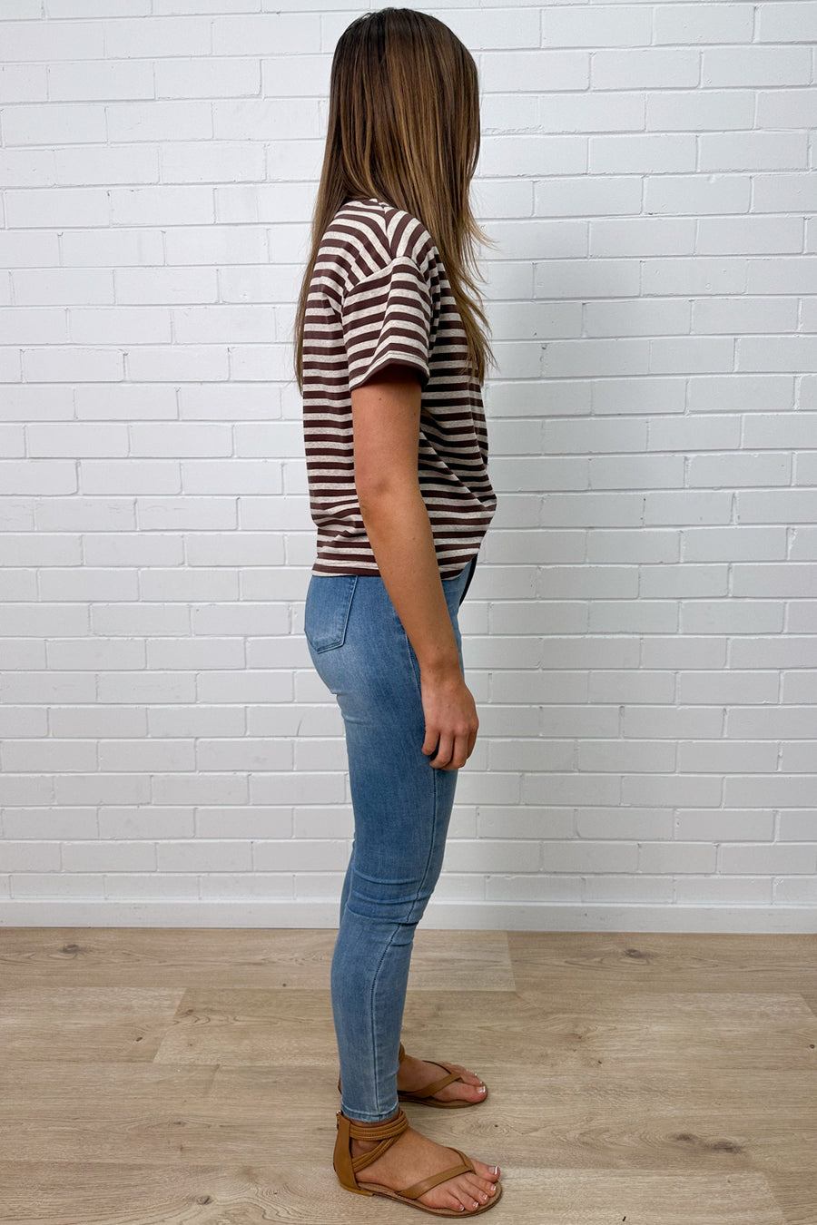 Choc Marle Stripe