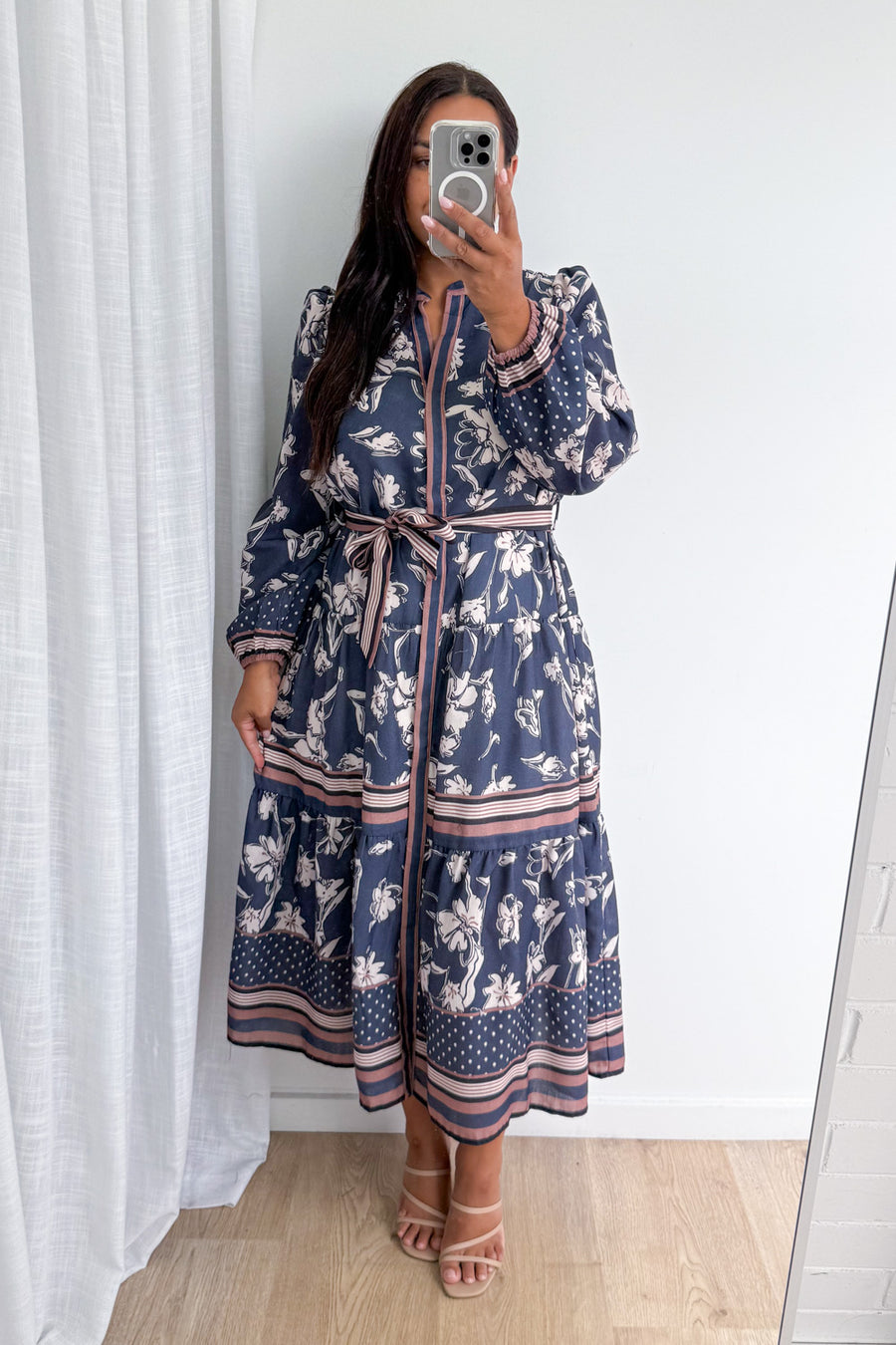 Dusty Blue Floral