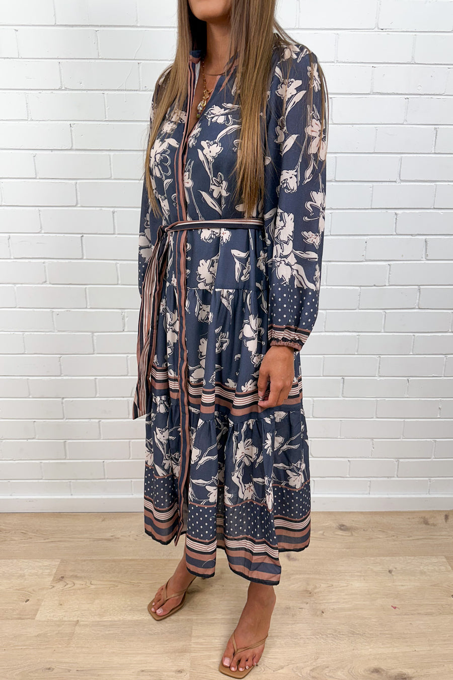 Dusty Blue Floral
