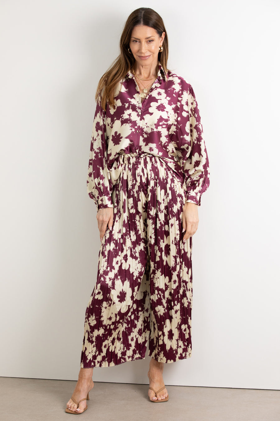 Eggplant Floral