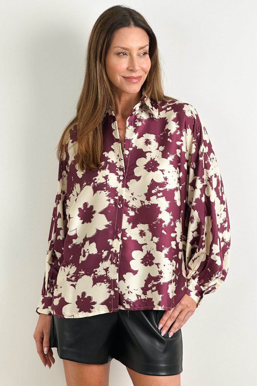 Eggplant Floral