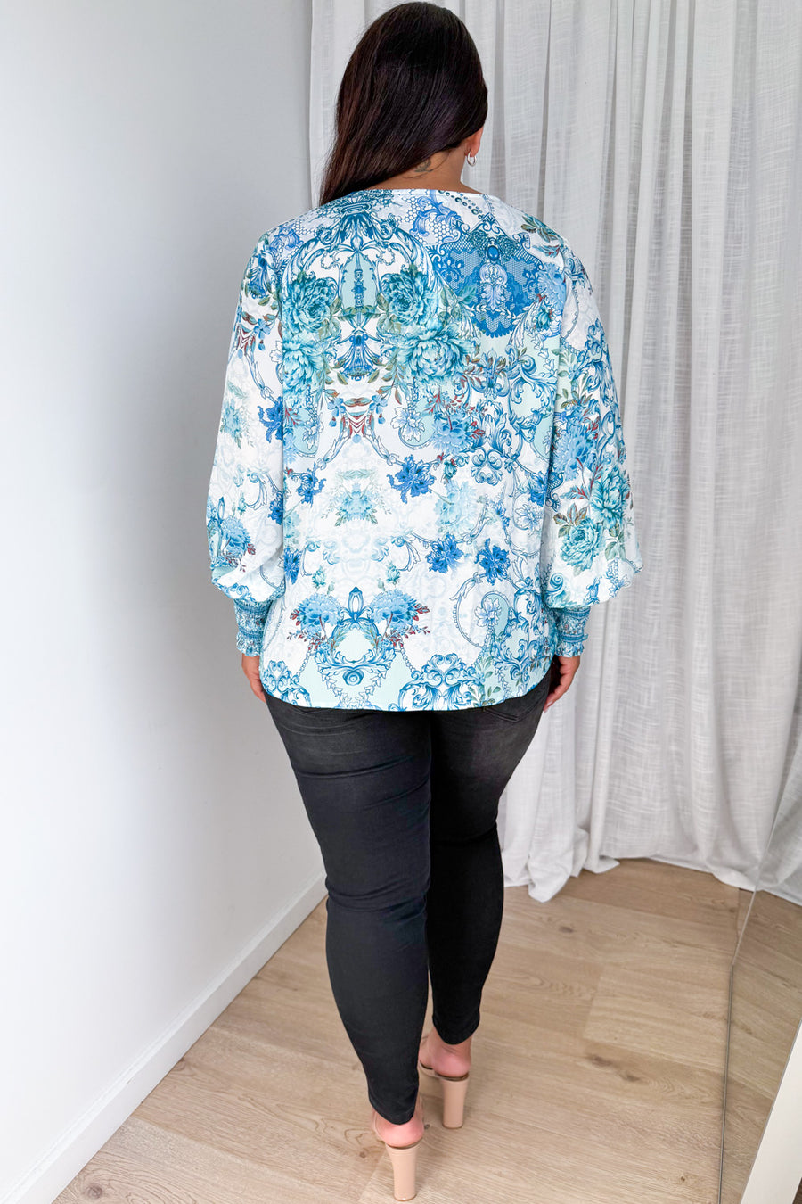 Teal Floral