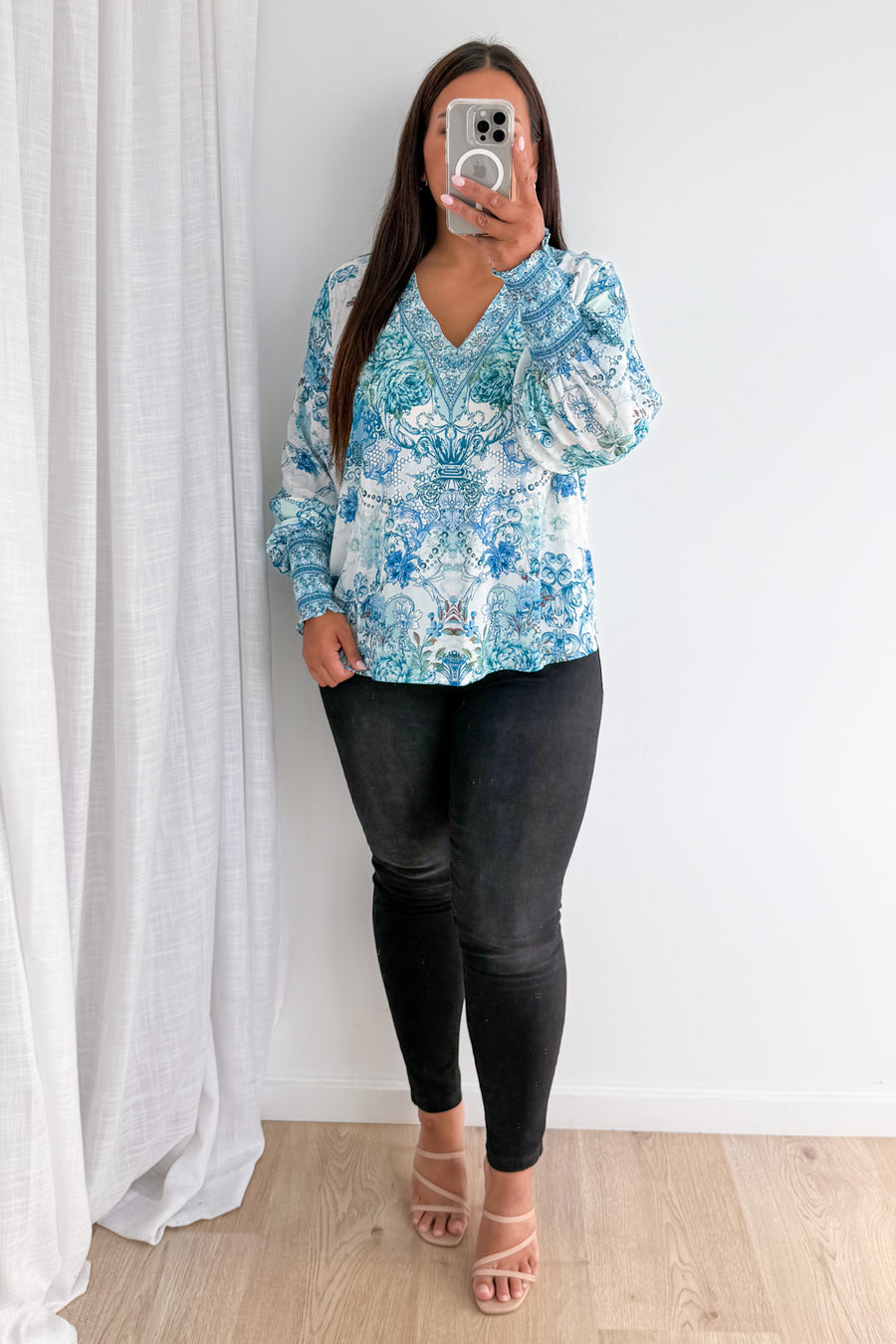Teal Floral