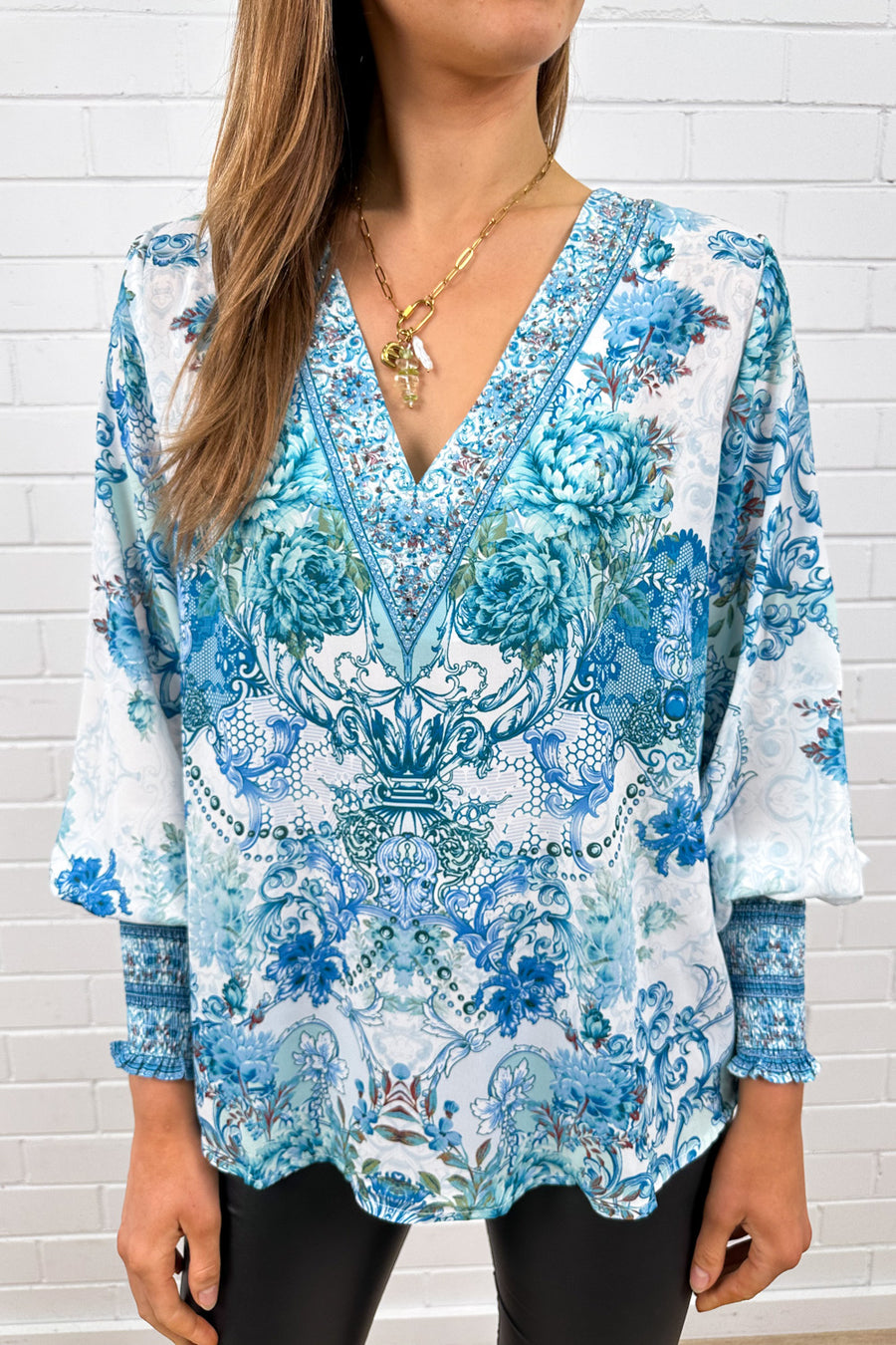Teal Floral