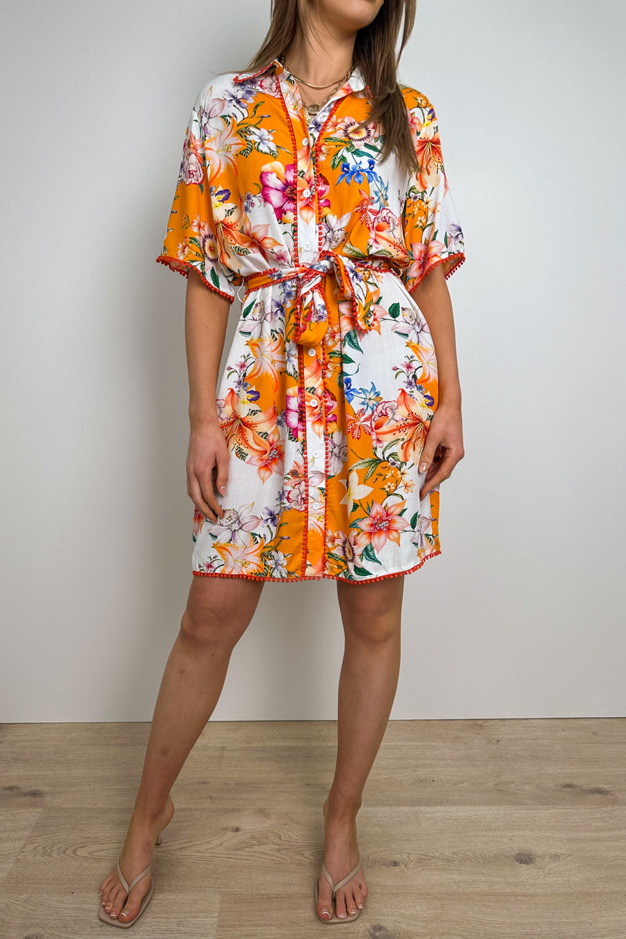 Orange Floral
