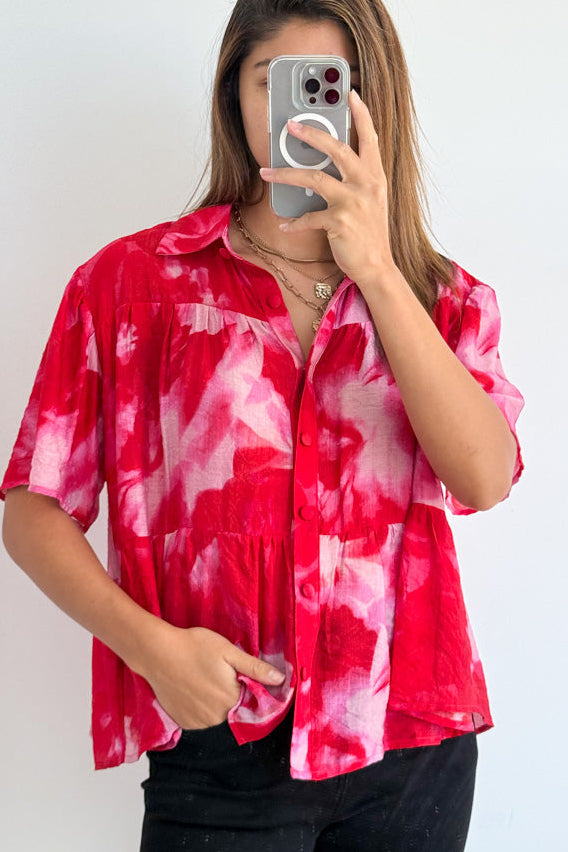Red Crush Tie Dye