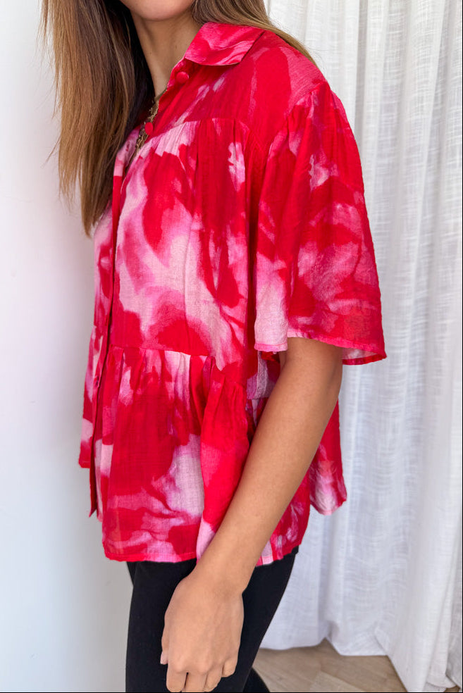 Red Crush Tie Dye