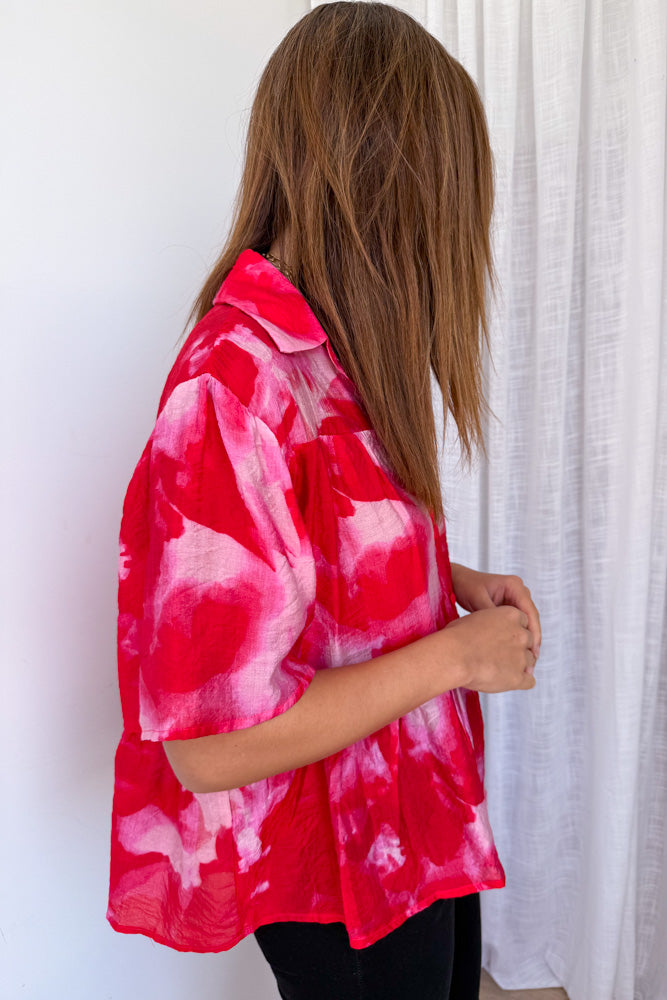Red Crush Tie Dye
