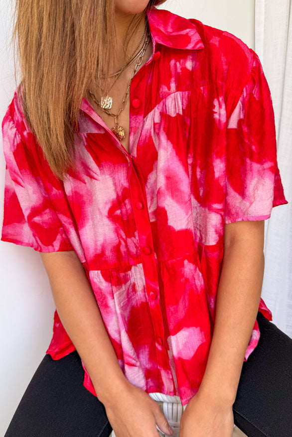 Red Crush Tie Dye