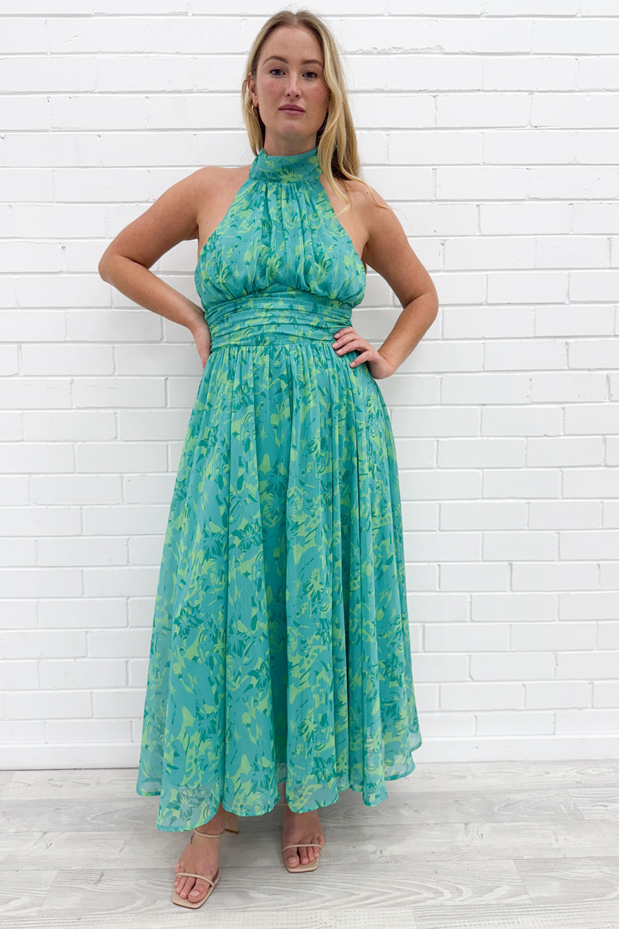 Blue Turquoise Floral