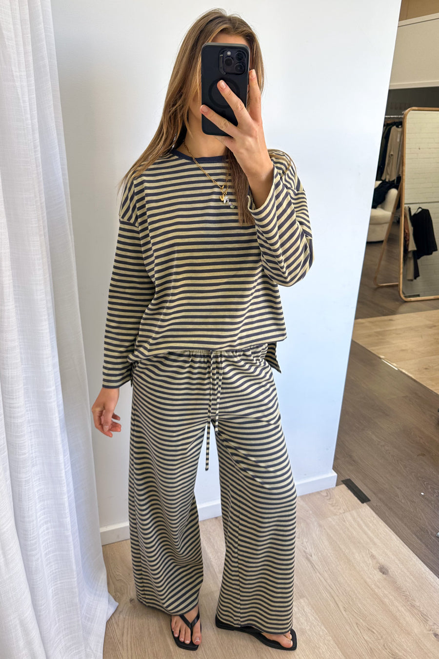 Washed Yellow Stripe