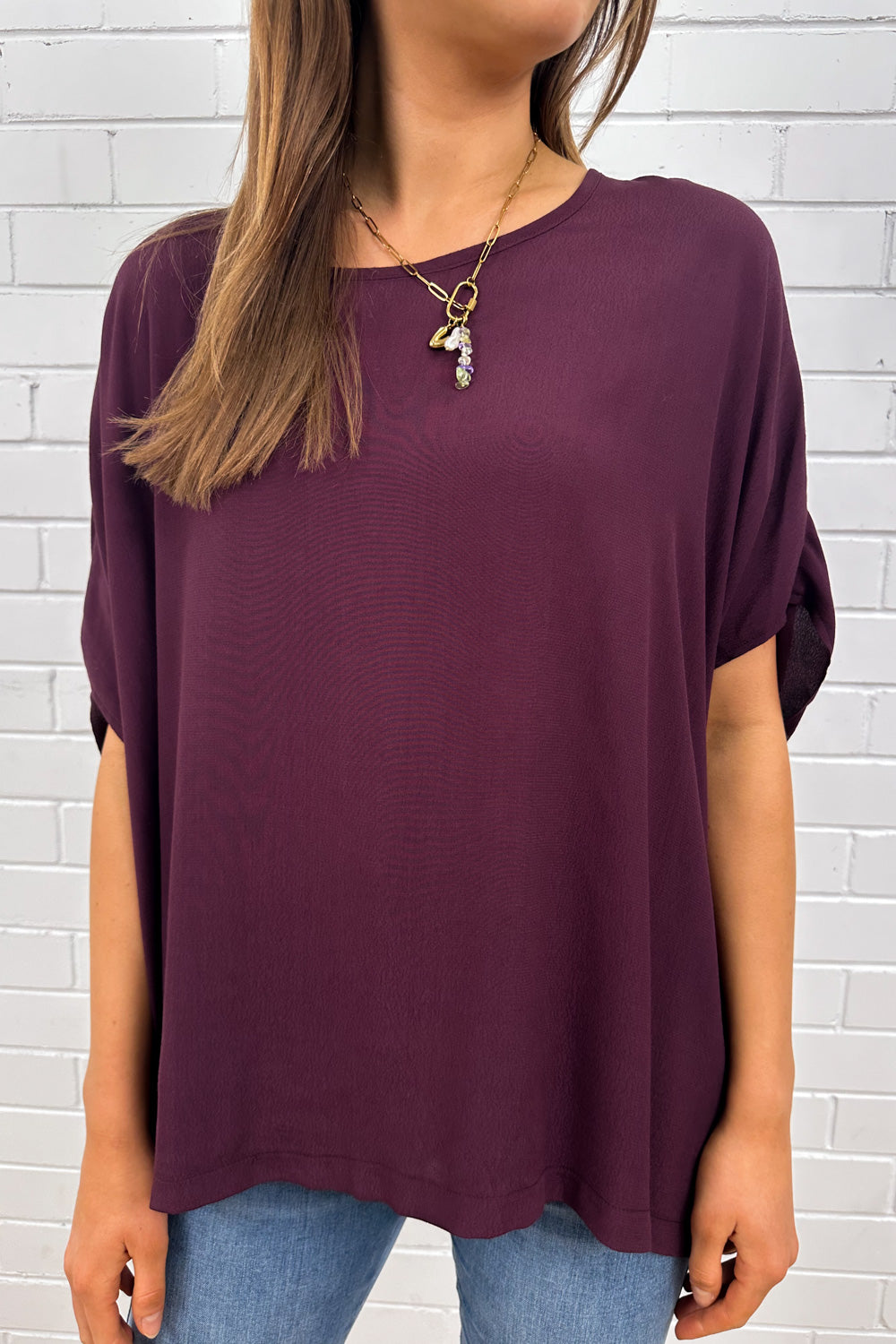 Zara Basic Drape Top – Oversized Top | Vine Apparel