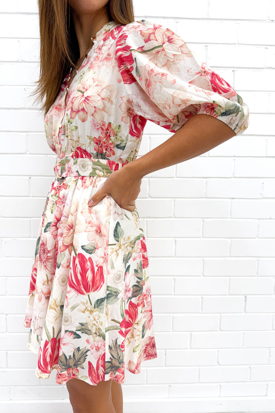 Cream Blush Floral