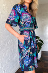 Navy Floral