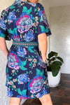 Navy Floral