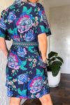 Navy Floral