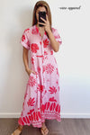 Pink Red Print