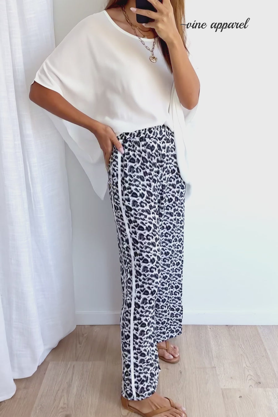 White Grey Leopard