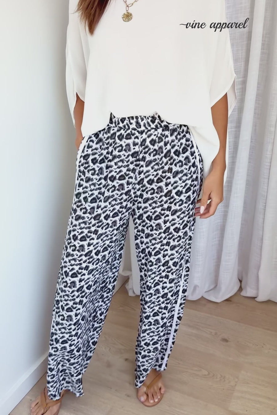 White Grey Leopard