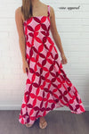 Pink Red Print