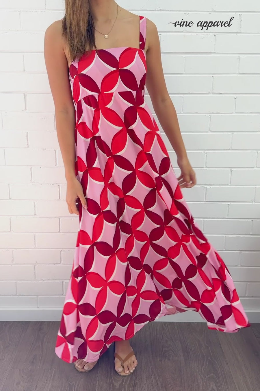 Pink Red Print