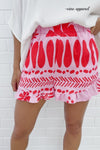 Pink Red Print