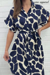 Navy Print