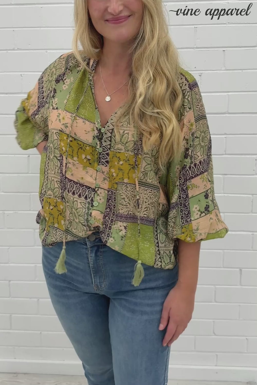 Green Patchwork