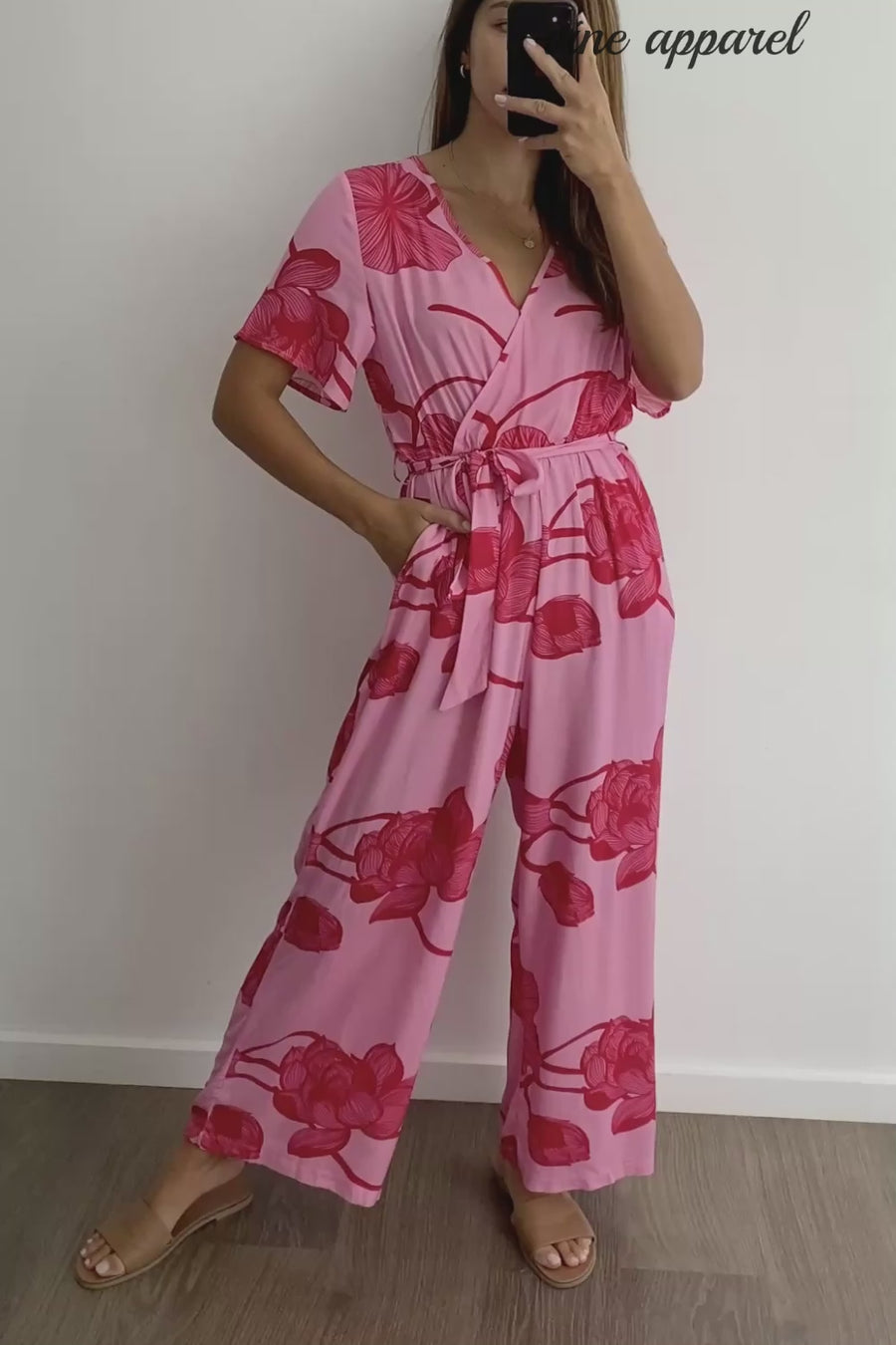 Pink Red Floral