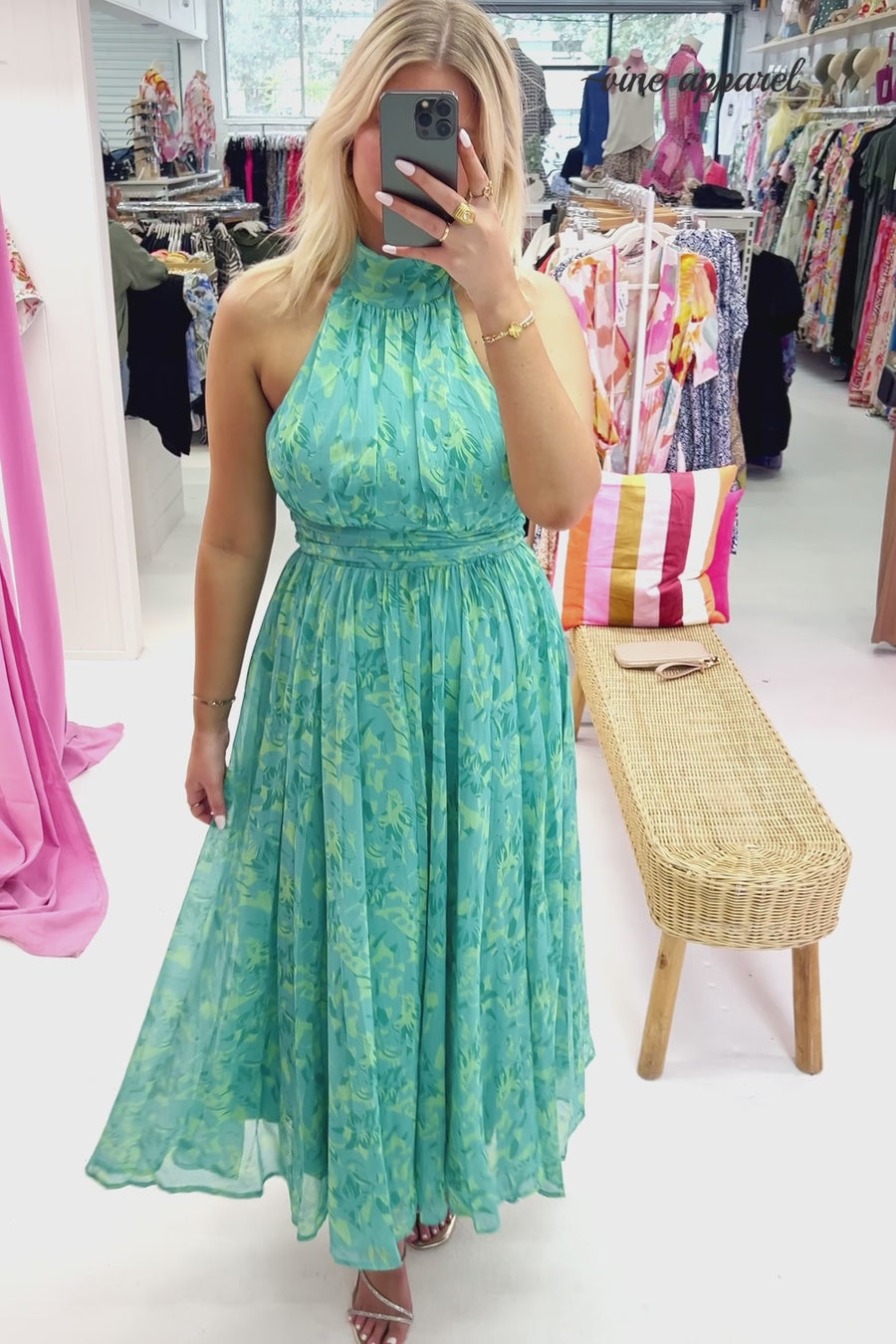 Blue Turquoise Floral