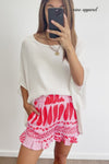 Pink Red Print