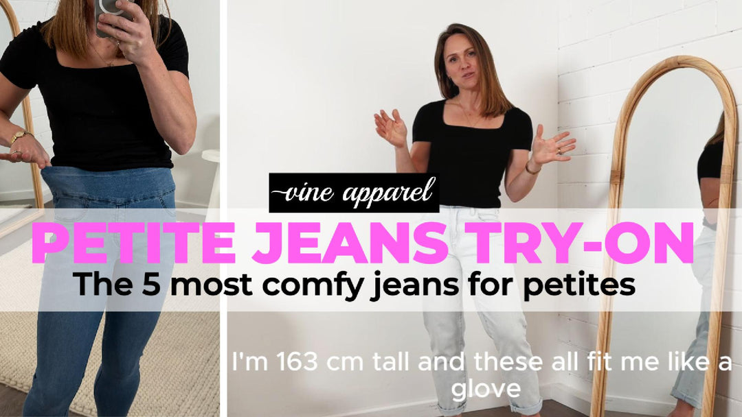 Petite Try On | The 5 Most Comfy Jeans for Petites