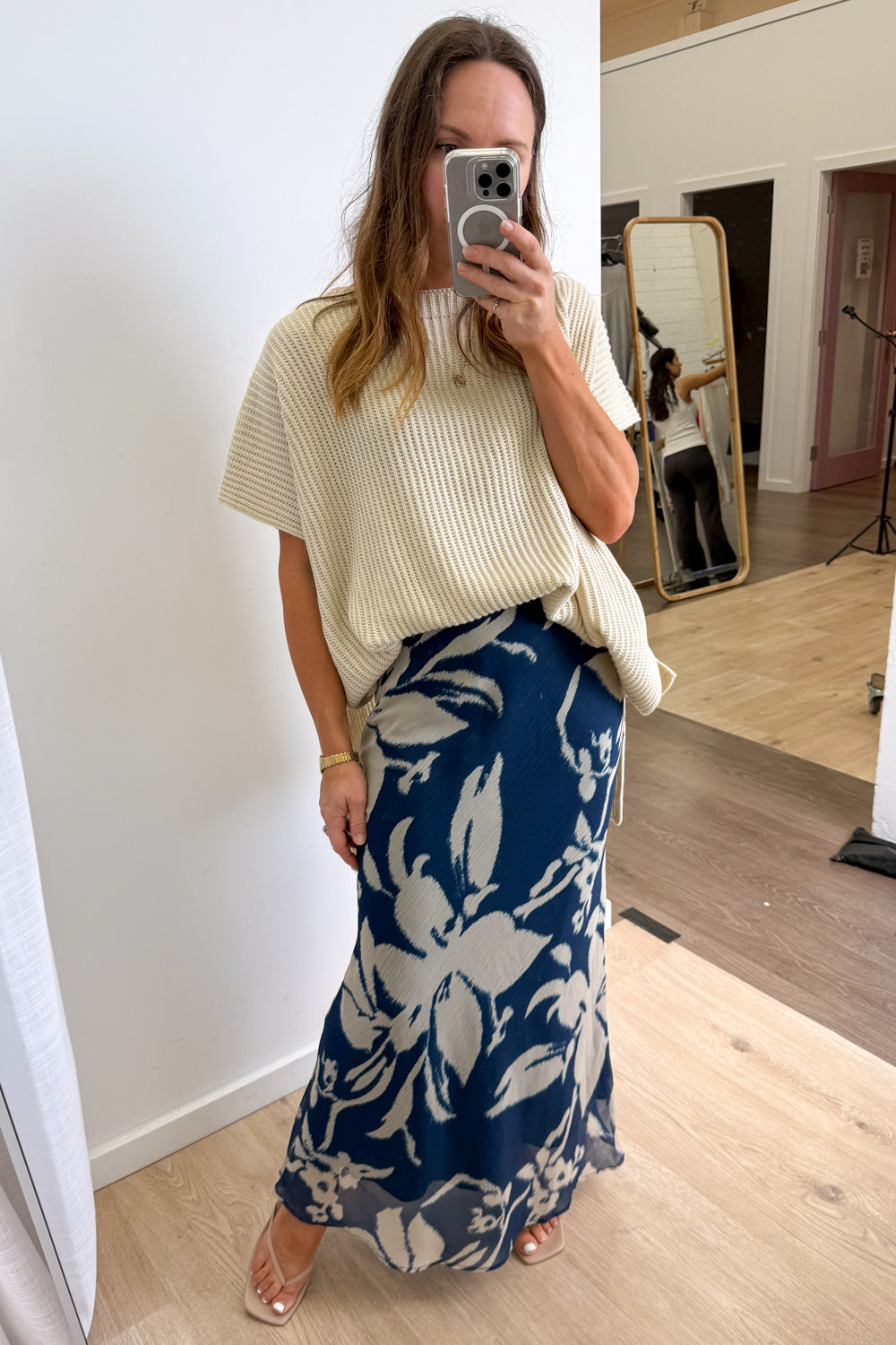 Blue Cream Floral: bri