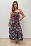 Chocolate Blue Polka Dot