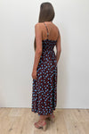 Chocolate Blue Polka Dot