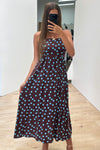 Chocolate Blue Polka Dot