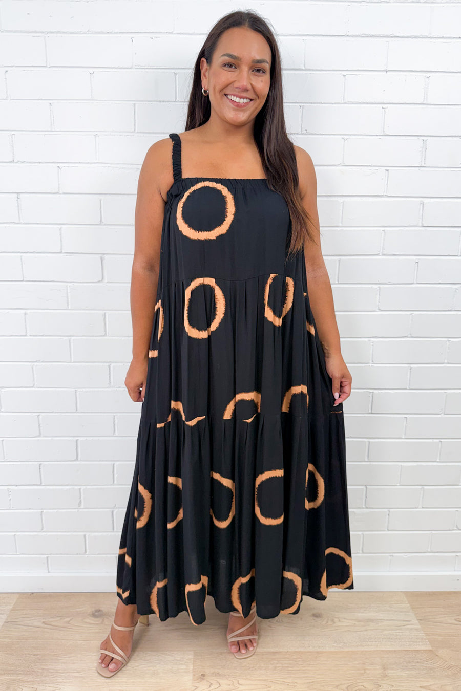 Black Circle Print