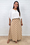 Beige Polka Dot