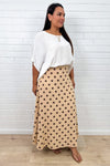 Beige Polka Dot