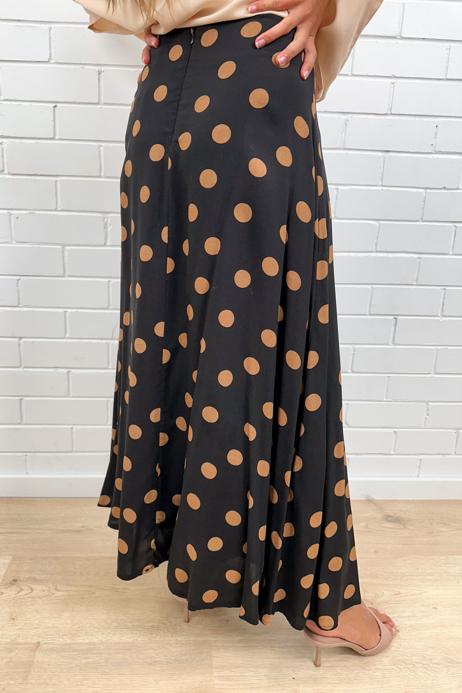 Tan Polka Dot