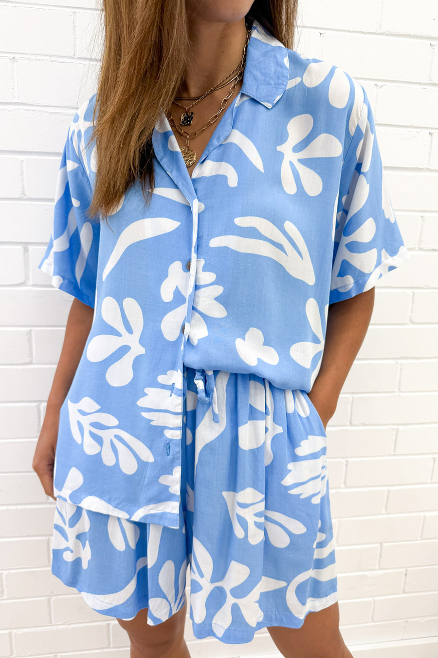 Blue White