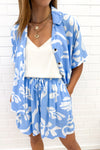 Blue White